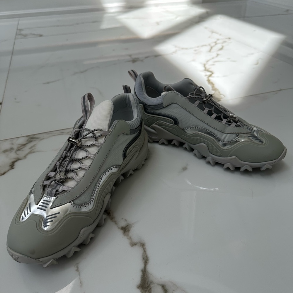 Louis Vuitton Gray Athletic Shoes with Rugged Outsole